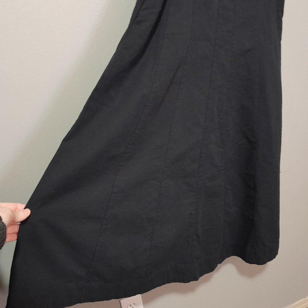 A New Day Black Fit & Flare Cotton Blend Dress Size 12 - Picture 8 of 9
